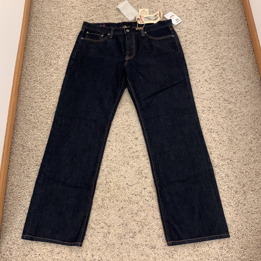 NWT Lucky Brand Mens Jeans Dark Wash Vintage Straight Leg